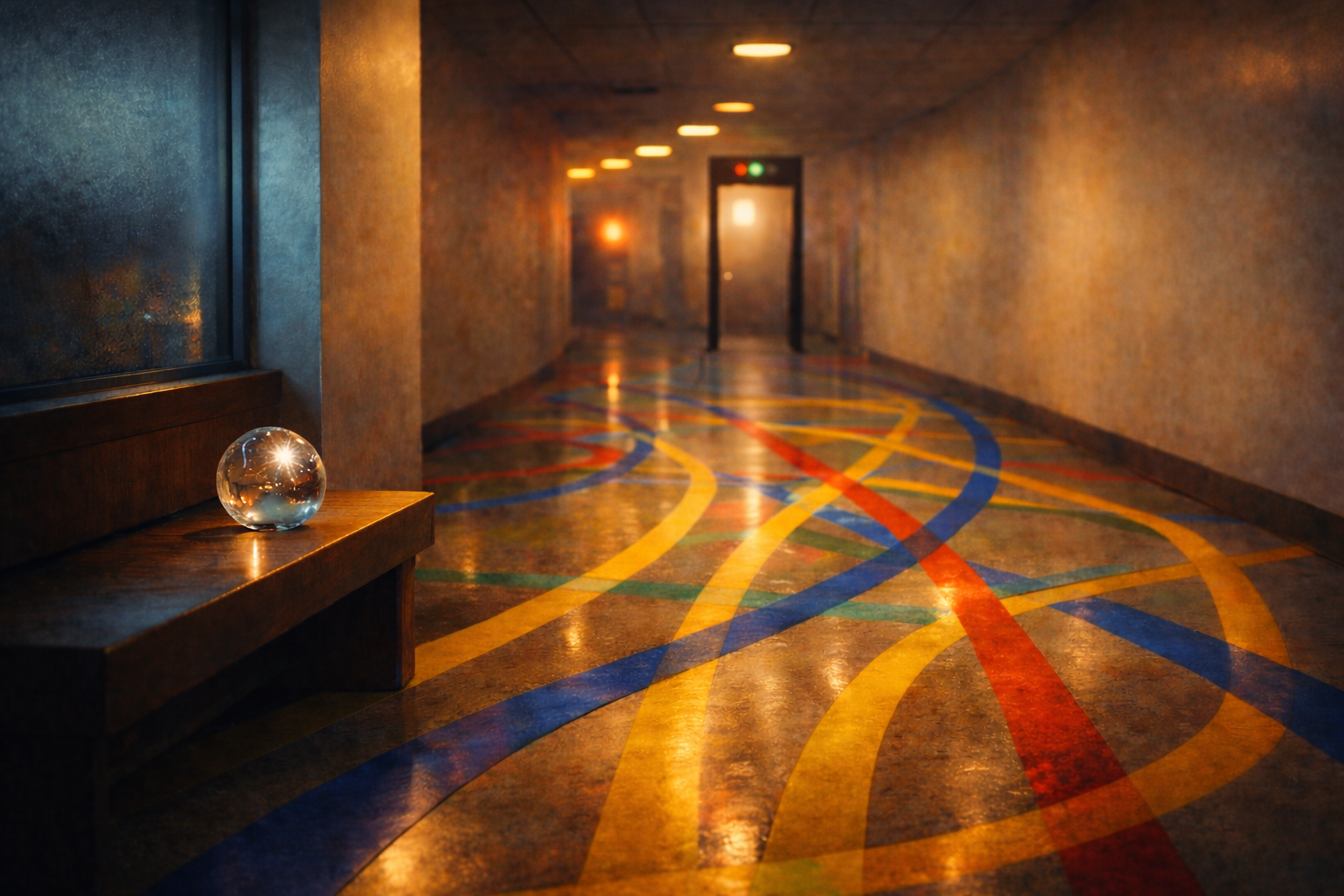 Please Follow the Colored Lines