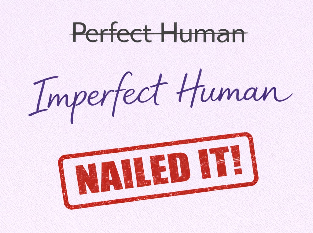 Perfect Human — Failed    Imperfect Human — Nailed It